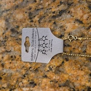 Kidstone kollectibles 18kt gold over sterling necklace